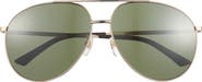 Gucci 64mm Oversize Aviator Sunglasses