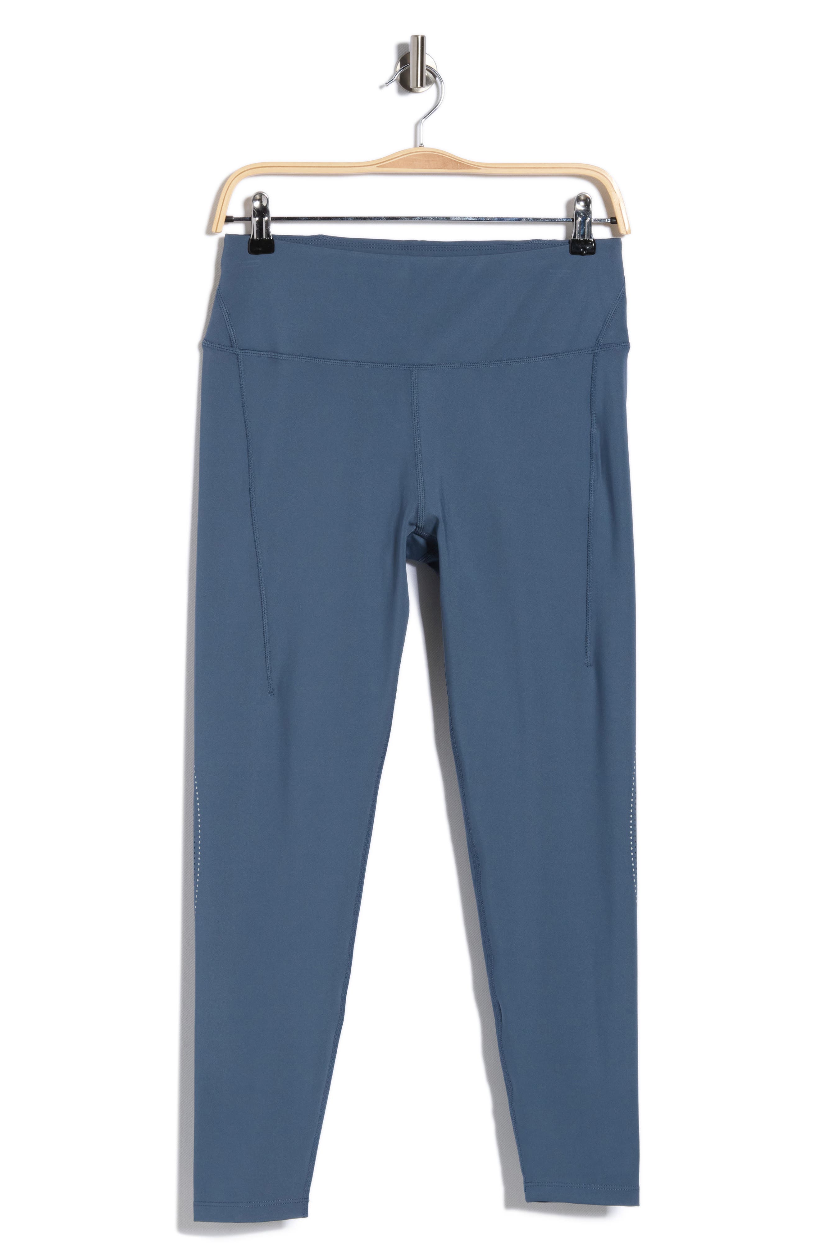Layer 8 Grace Perforated 7/8 Leggings In Space Blue