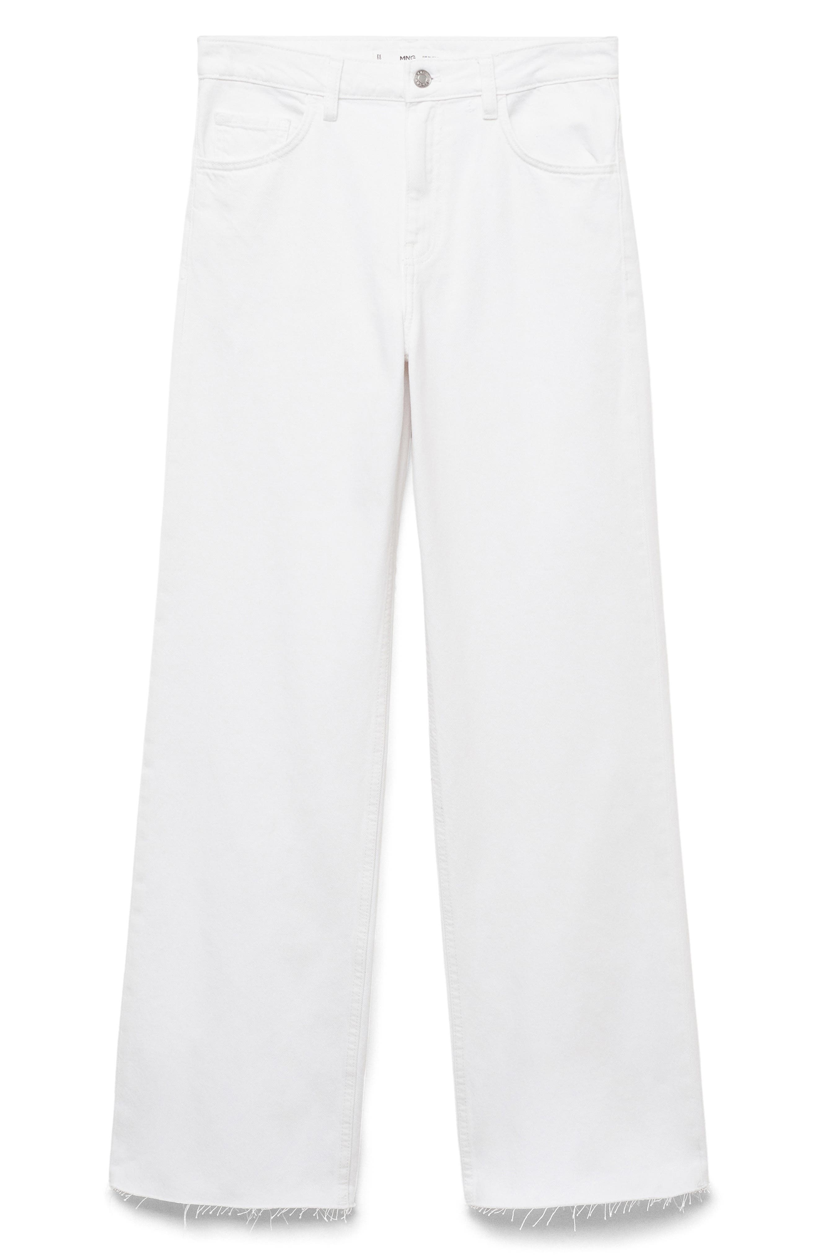 MANGO Danila High Waist Wide Leg Jeans