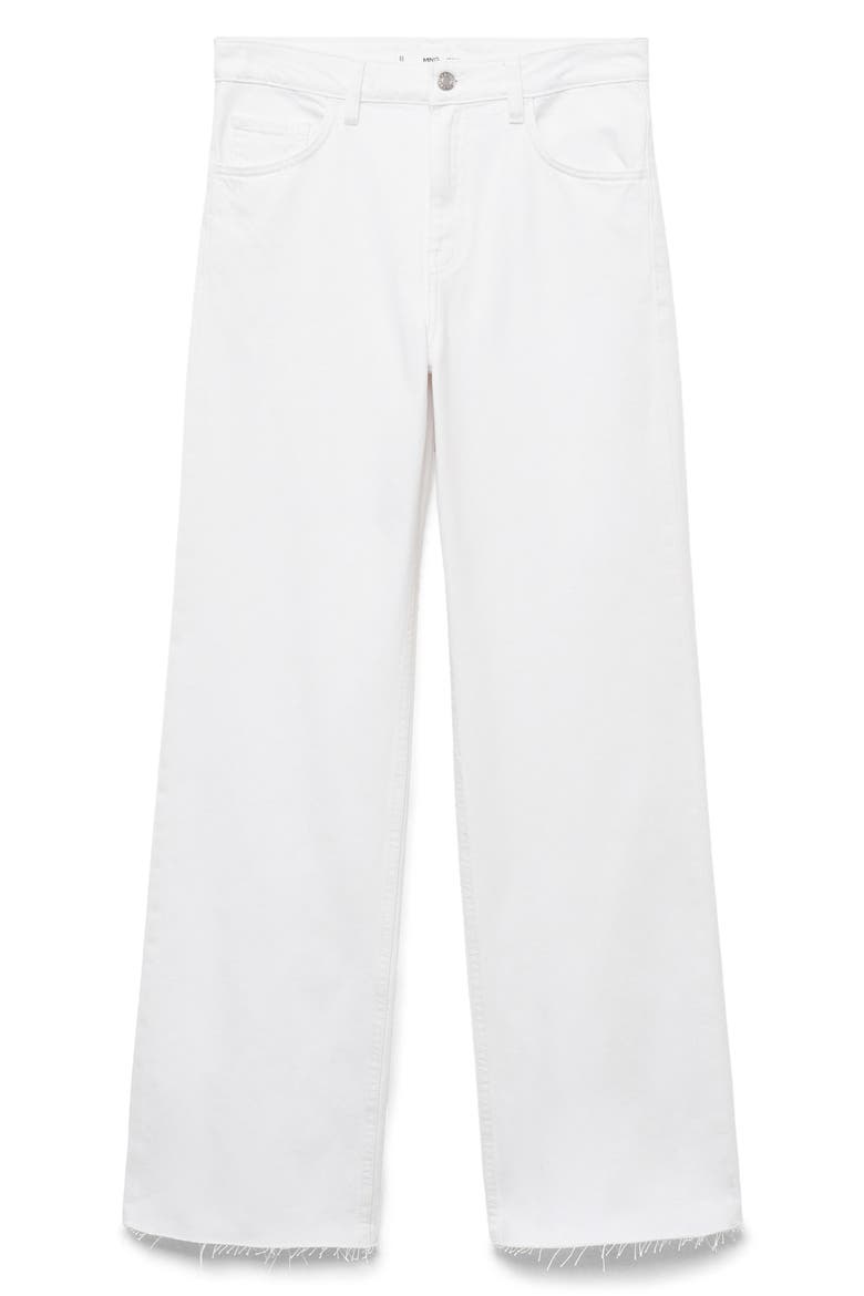 Danila High Waist Wide Leg Jeans, Main, color, WHITE