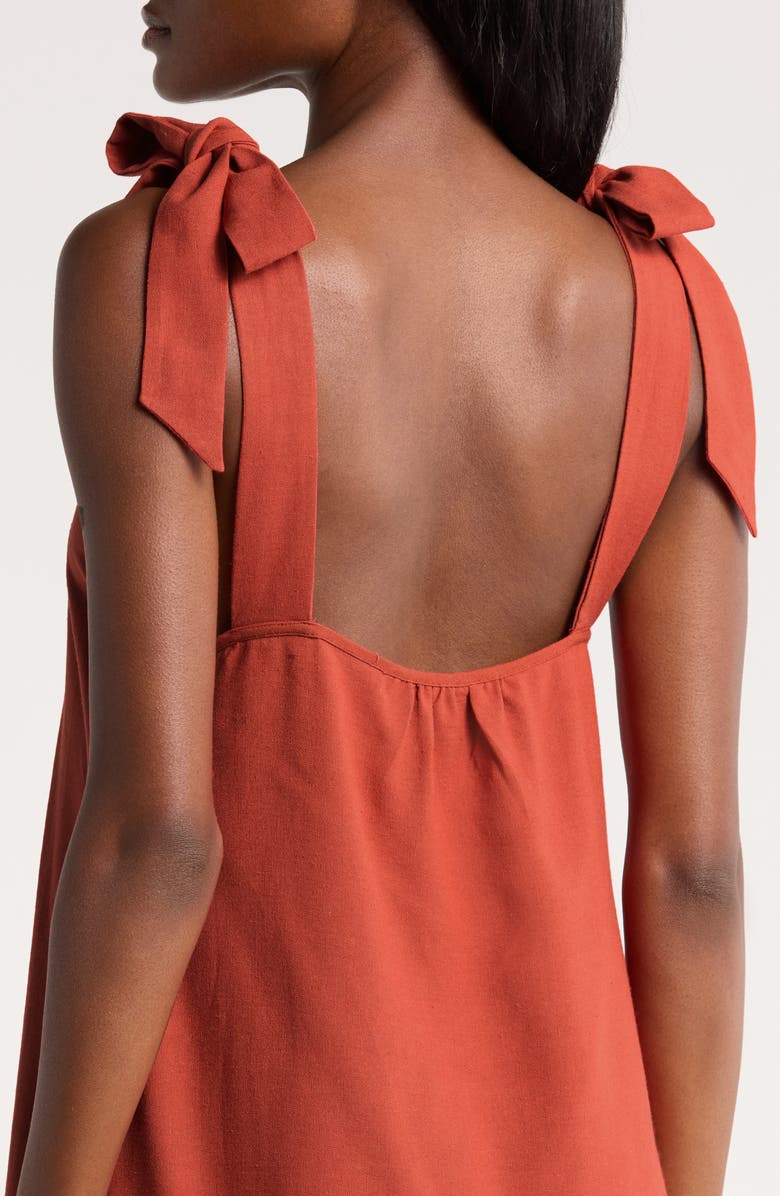 Nordstrom Tie Shoulder Cover-Up, Alternate, color,