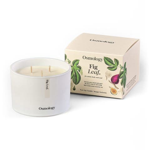 Fig Leaf Scented Triple Wick Candle