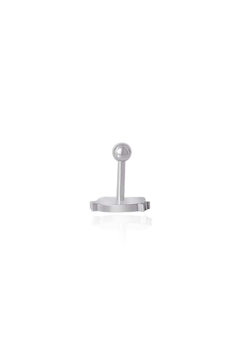 Stainless Steel Cartilage Stud, Alternate, color, White