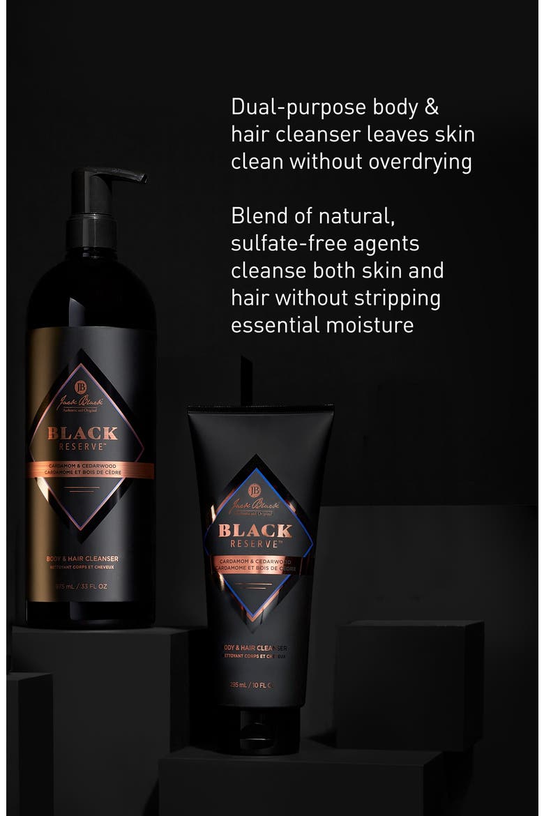 Black Reserve Body & Hair Cleansers Bundle Set $76 Value, Alternate, color, NO COLOR
