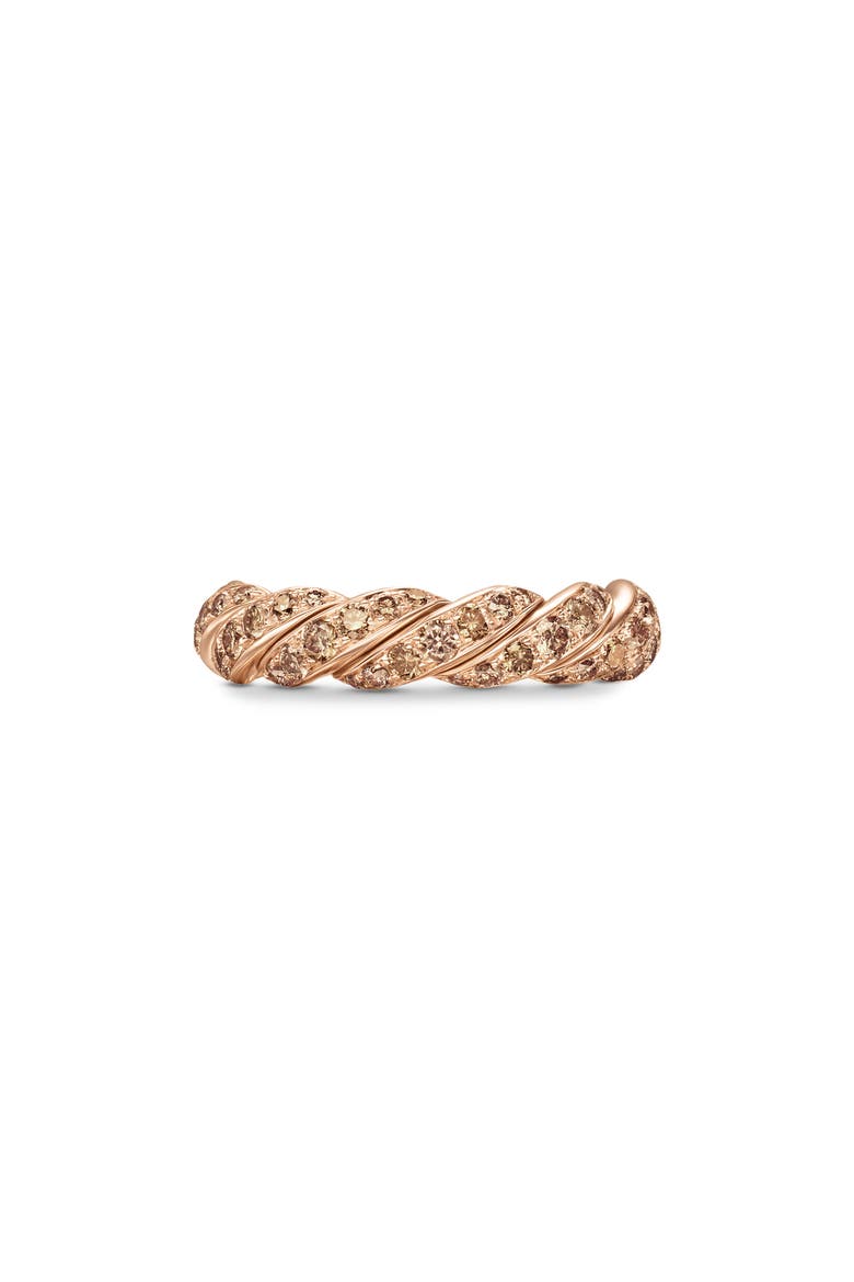 Sculpted Cable Flex Band Ring, Main, color, GOLD