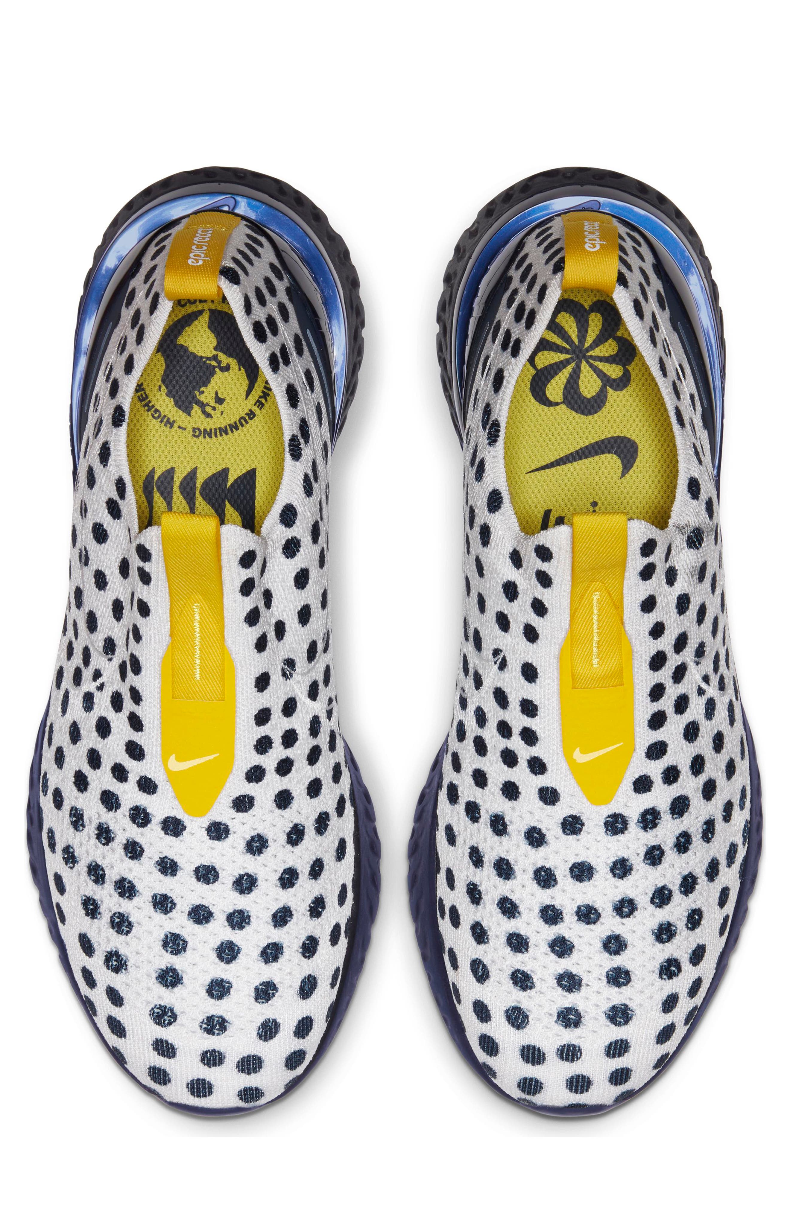 Nike x Cody Hudson Epic Phantom React Flyknit A.I.R. Running Shoe, Alternate, color, 