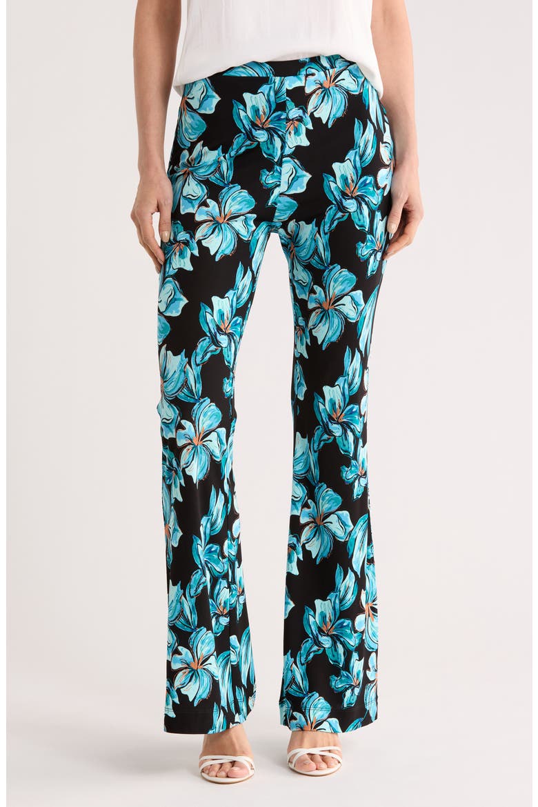 Brooklyn Flare Pants, Main, color, OPERA FLORAL BLACK