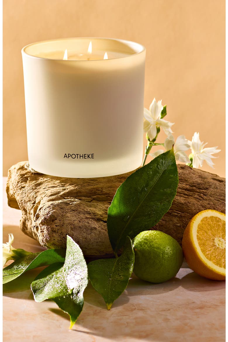 Orange Blossom Neroli 3-Wick Scented Candle, Alternate, color, WHITE