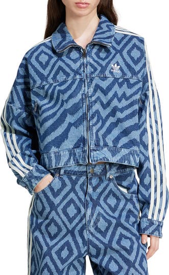 Adidas Originals x FARM Rio deals Palm Leaf SST Track Jacket Bomber & Shorts Set Small