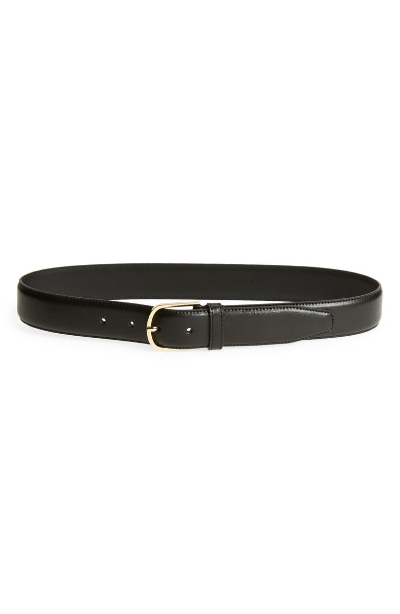 TOTEME Bold Leather Belt, Main, color,