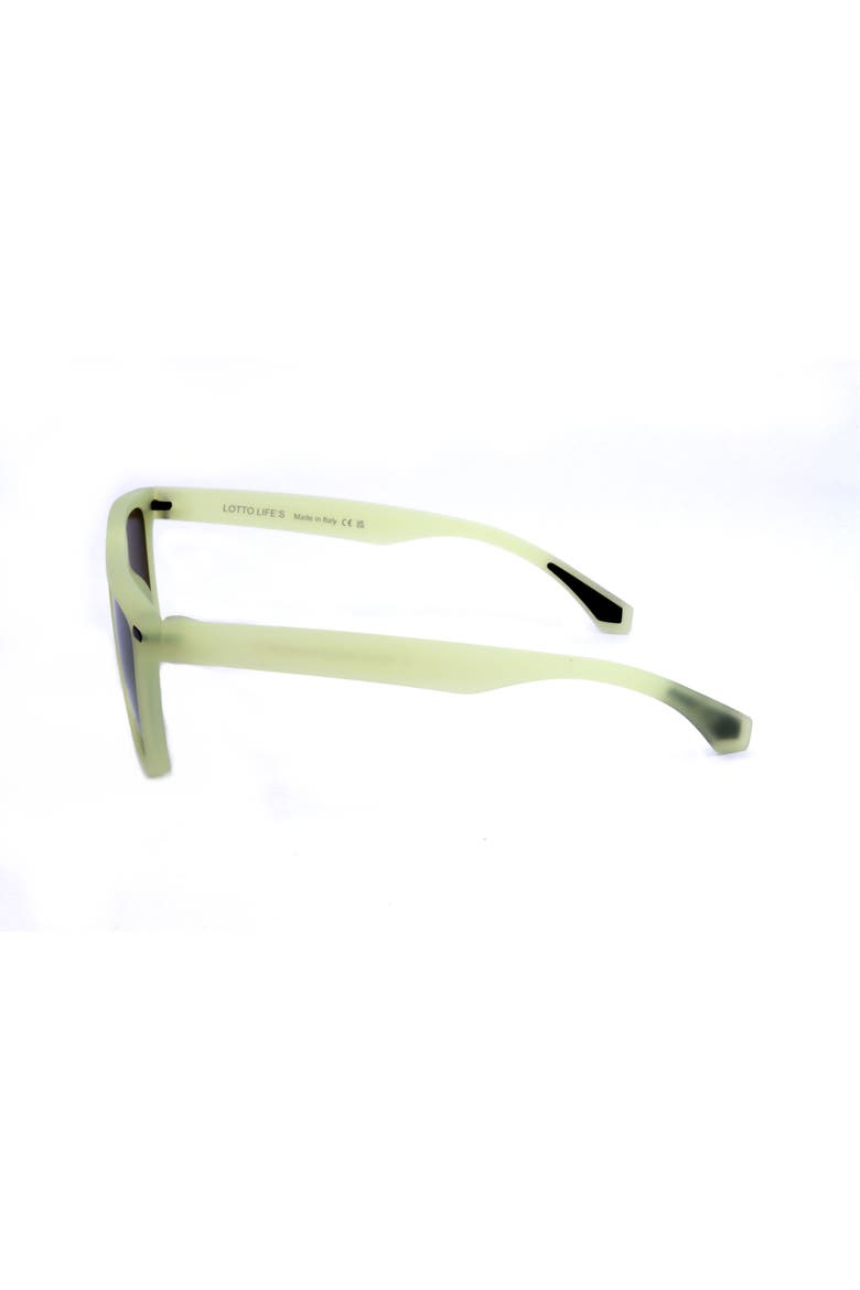 52mm Square Sunglasses, Alternate, color, GREEN TRASPARENT