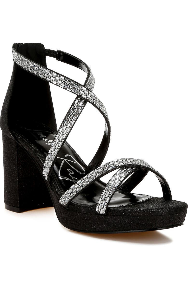 LONDON RAG Infatuated Sandal, Main, color, Black