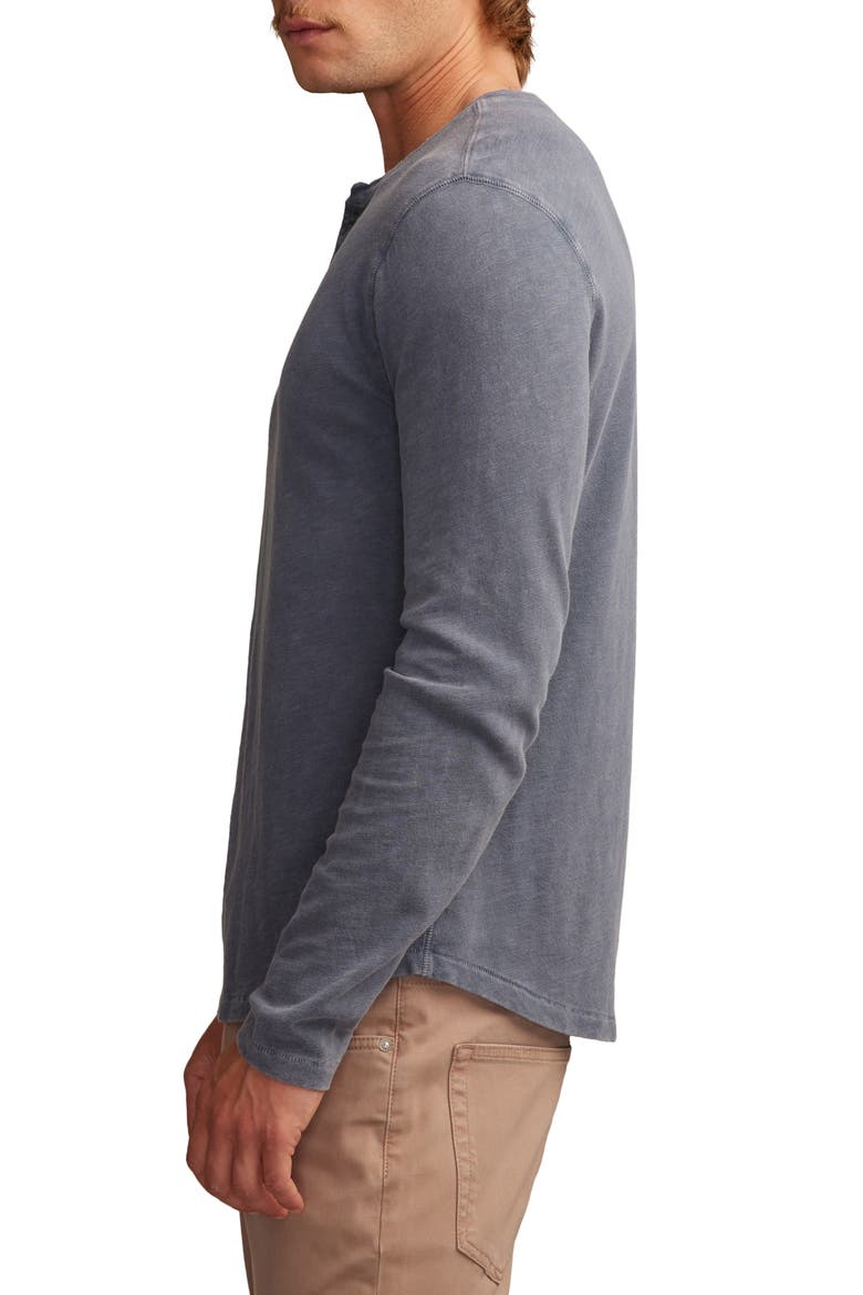 Weekend Long Sleeve Slubbed Henley, Alternate, color, FLINT STONE