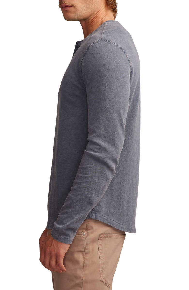 Lucky Brand Weekend Long Sleeve Slubbed Henley, Alternate, color, Flint Stone