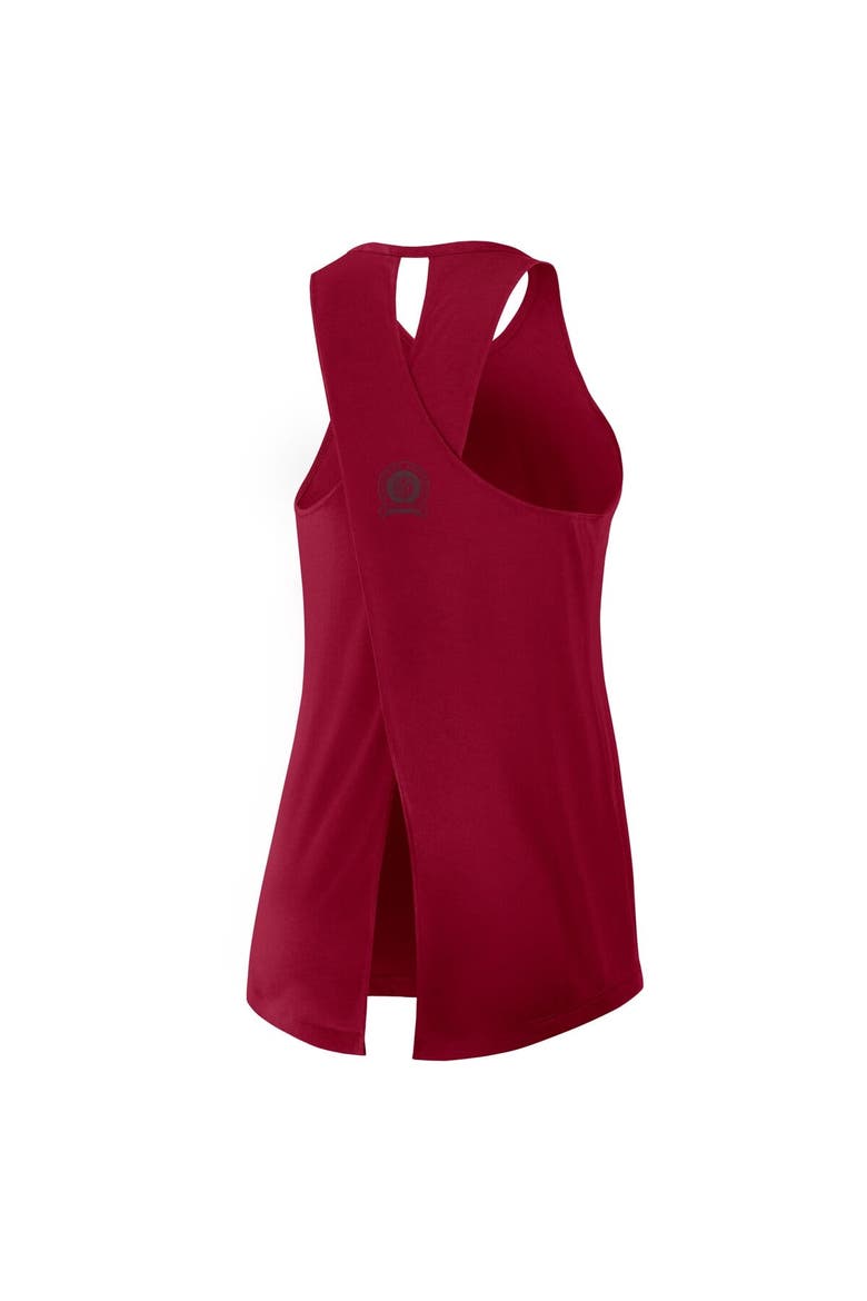 Women's Nike Burgundy Washington Commanders Glory Crisscross Performance Tank Top, Alternate, color, Burgundy
