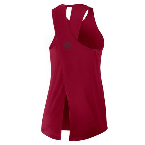Nike Burgundy Washington Commanders Glory Crisscross Performance Tank Top