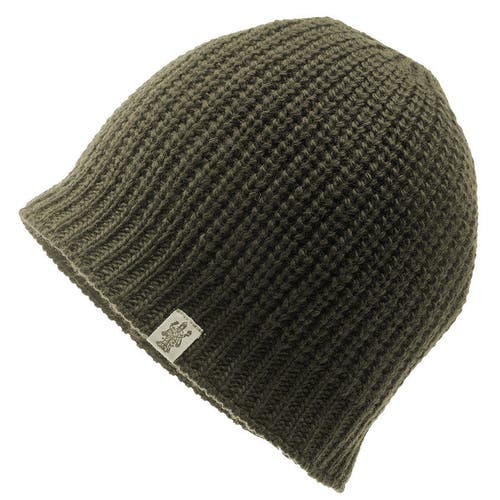 Nirvana Designs Cardigan Knit Beanie In Olive