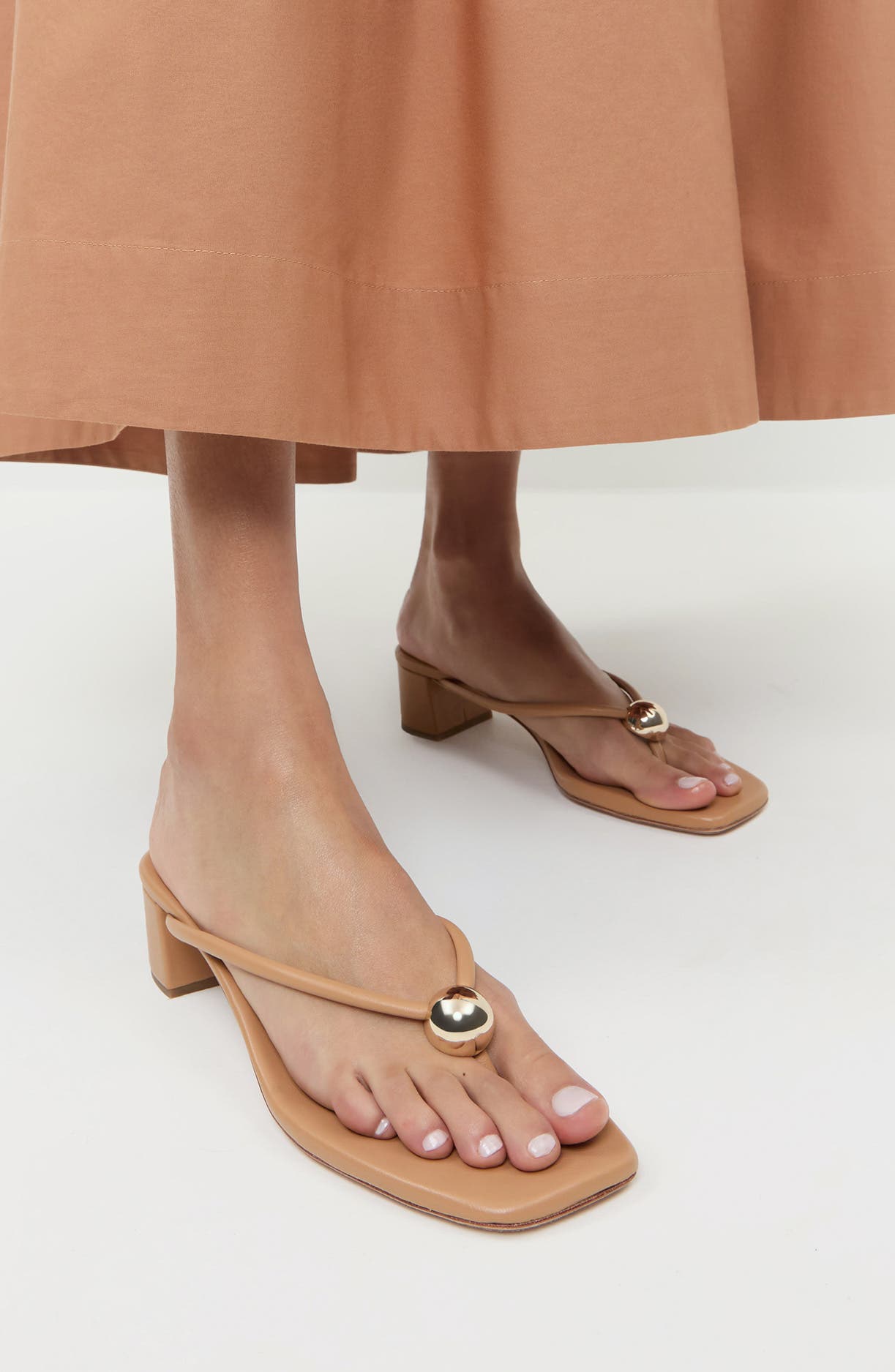 Loeffler Randall Odessa Block Heel Sandal, Alternate, color, Dune