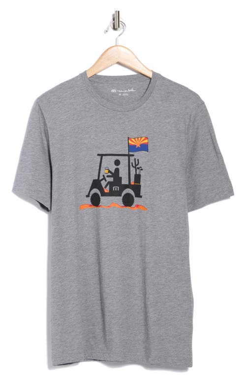 Travismathew Man Of The Desert Cotton Graphic T-shirt In Gray