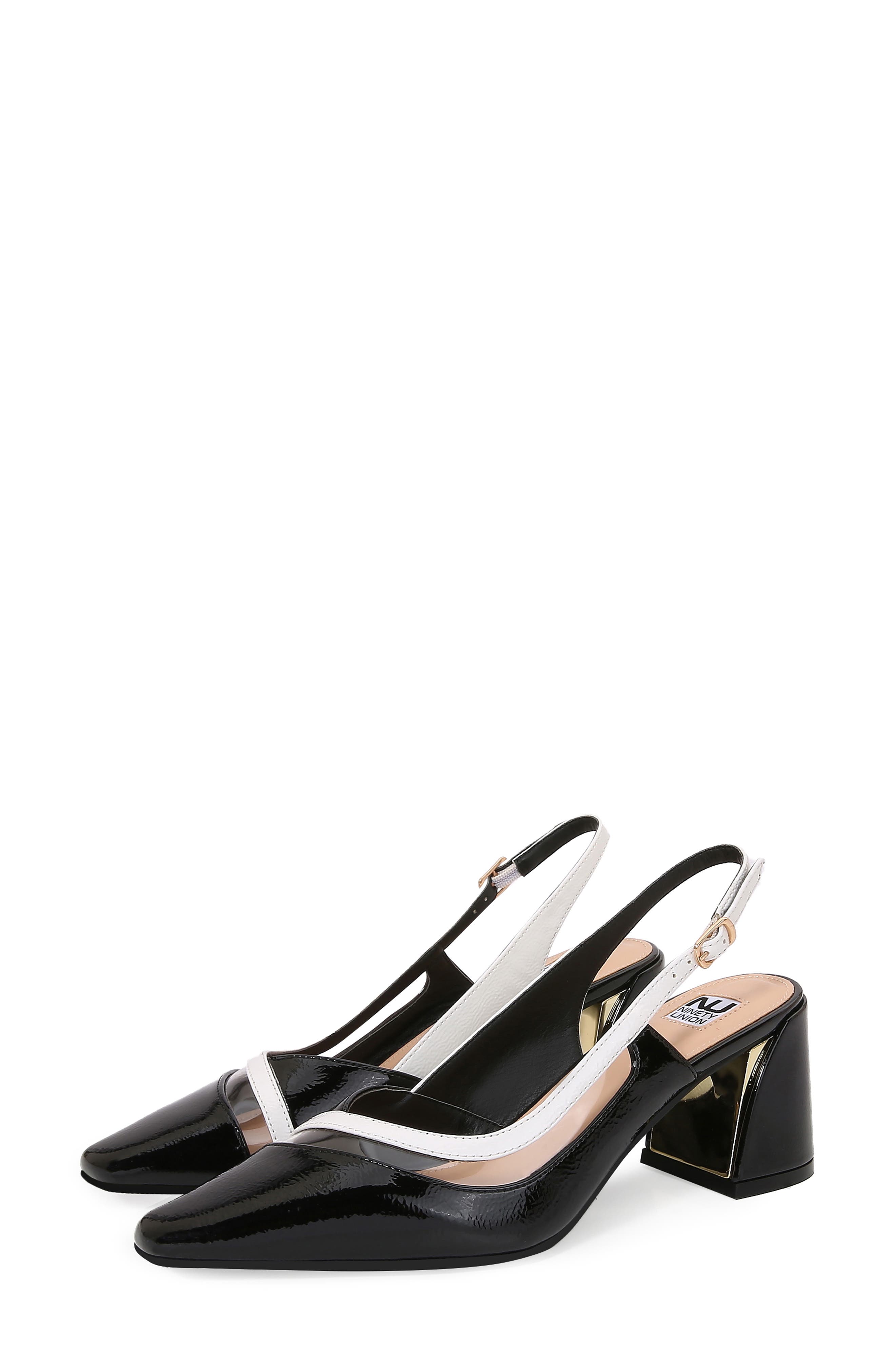 NINETY UNION Regine Slingback Pump, Alternate, color, Black Multi