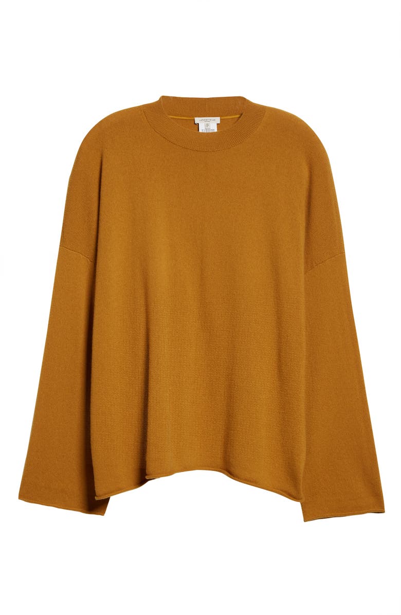 Lafayette 148 New York Drop Shoulder Cashmere Sweater, Alternate, color, 