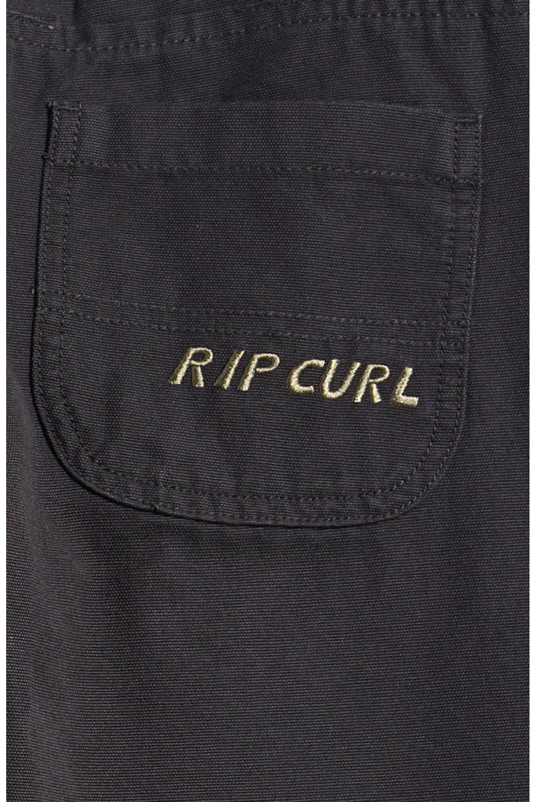 Kids' Hyped Canvas Straight Leg Pants, Alternate, color, WASHED BLACK