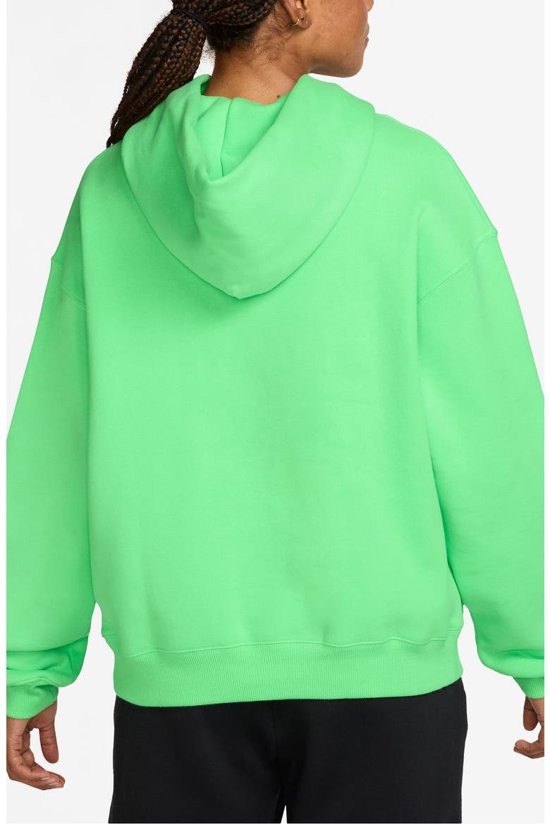 Oversized Pullover Hoodie, Alternate, color, GREEN/ SAIL