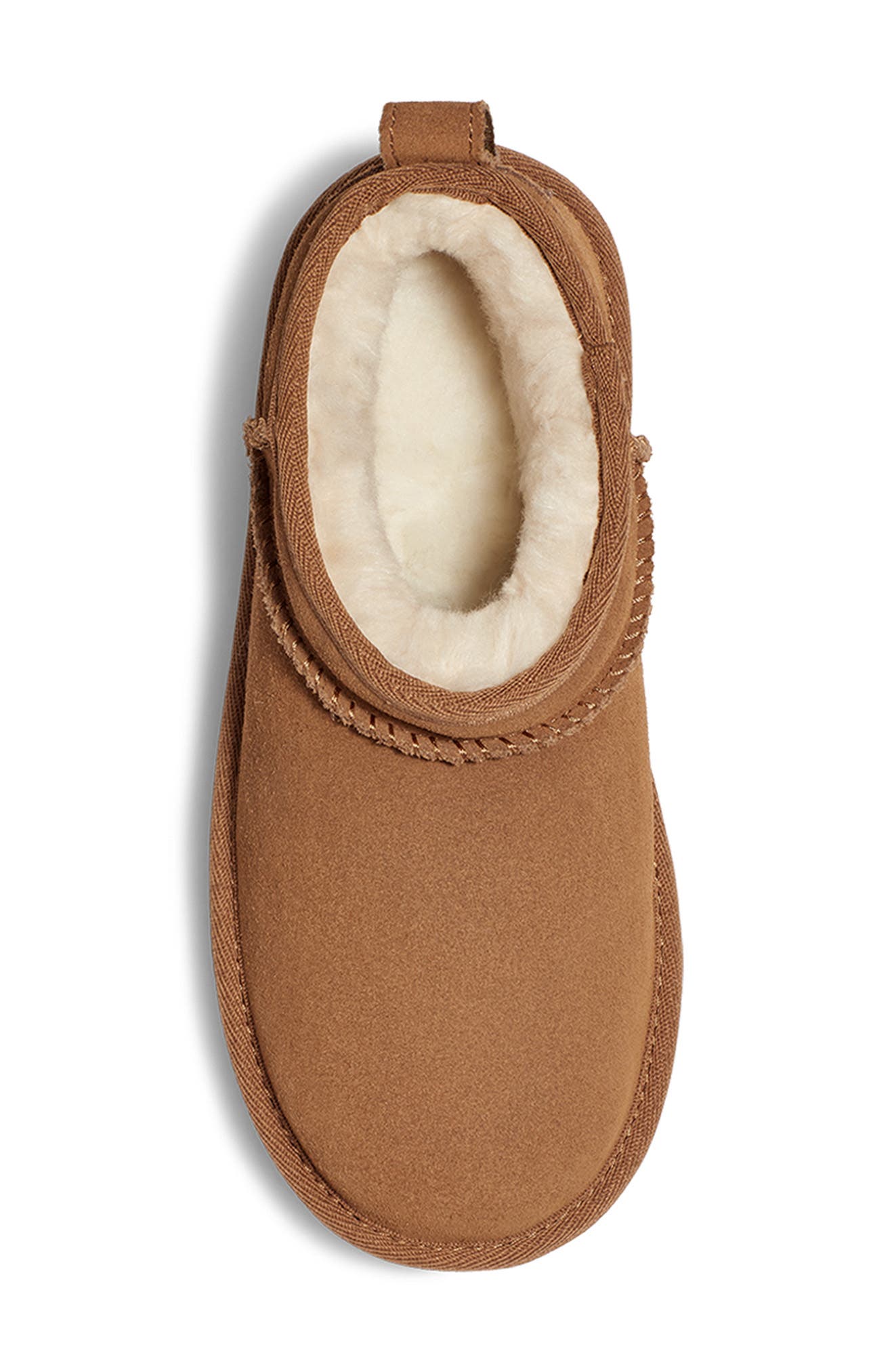 UGG<sup>®</sup> Kids' Classic Ultra Mini Platform Boot, Alternate, color, Chestnut/Chestnut