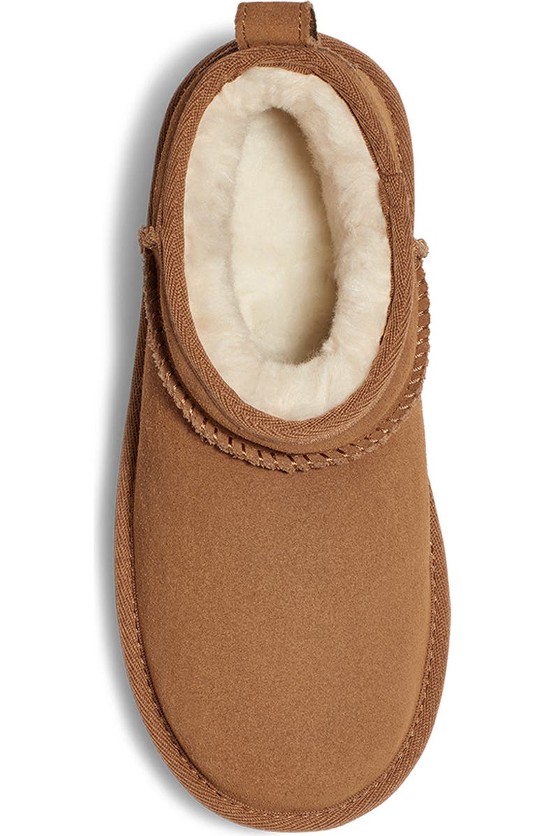 UGG<sup>®</sup> Kids' Classic Ultra Mini Platform Boot, Alternate, color, Chestnut/Chestnut