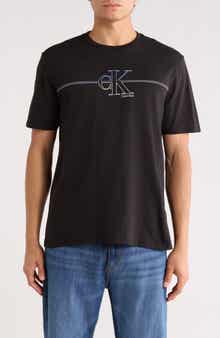 Calvin Klein Logo Line Graphic T-Shirt