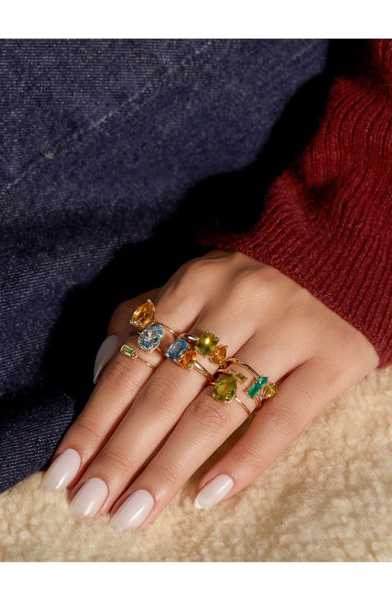 Bony Levy 14K Gold Citrine & Peridot Ring, Alternate, color,
