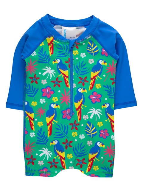 Boys Long Sleeve One Piece Rash Guard