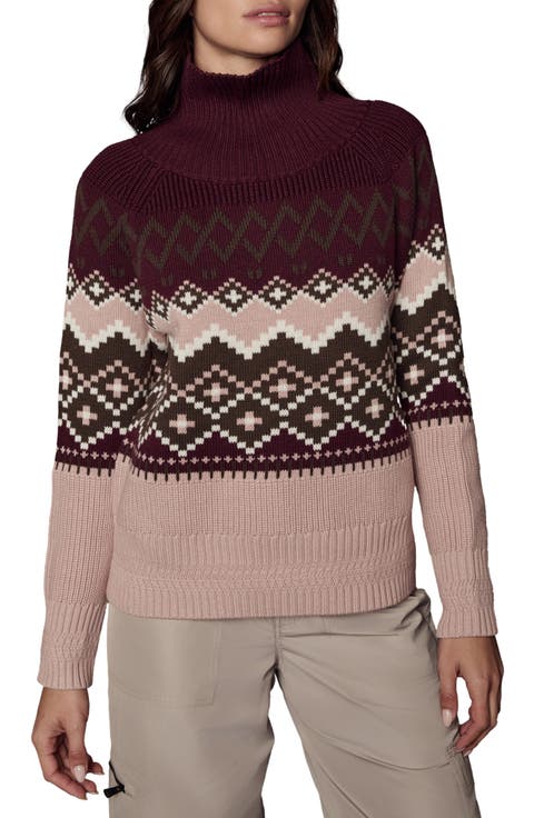 Leighton Fair Isle Turtleneck Sweater