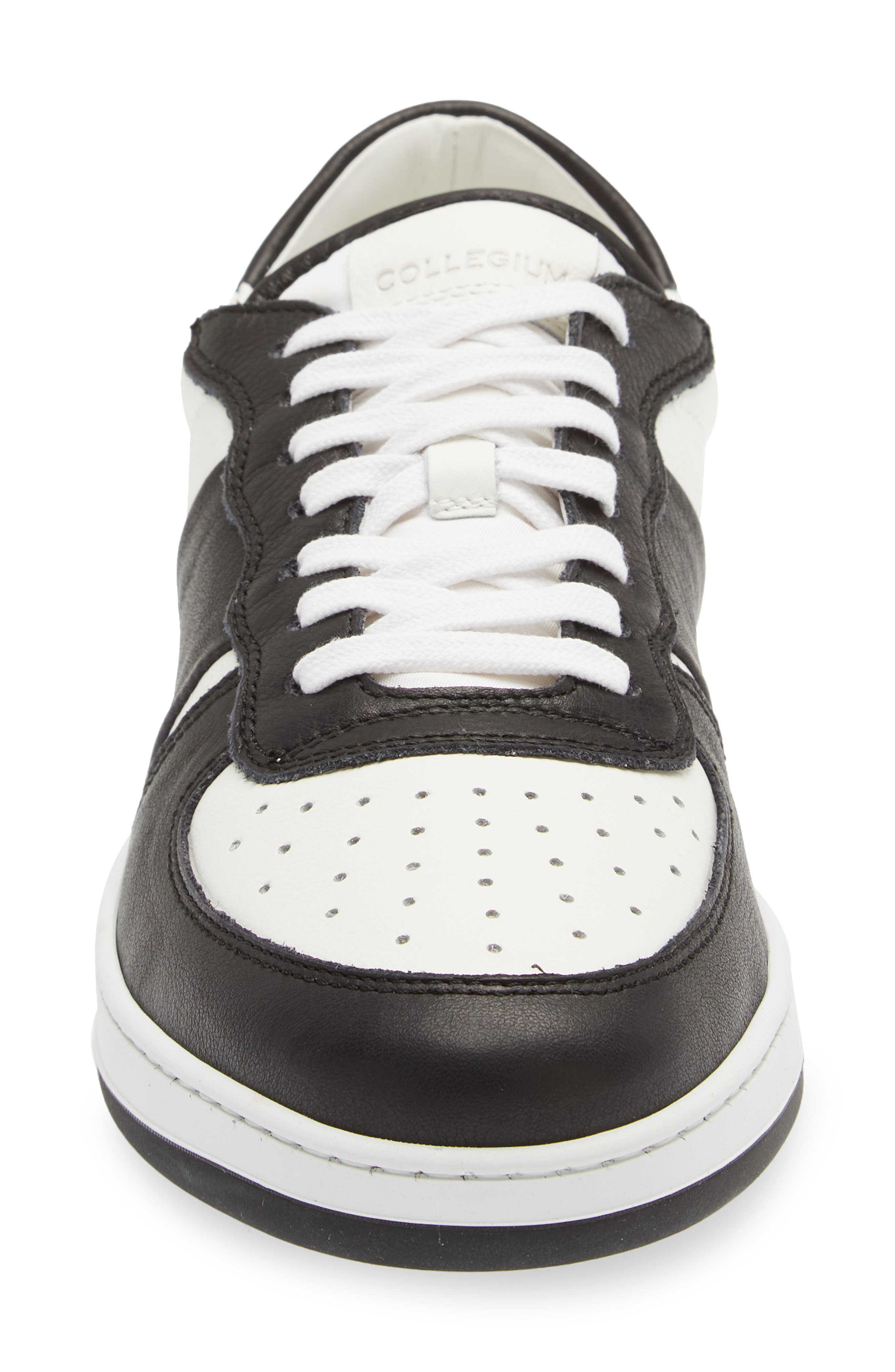 Collegium Pillar Destroyer Low Top Sneaker, Alternate, color, Black/White