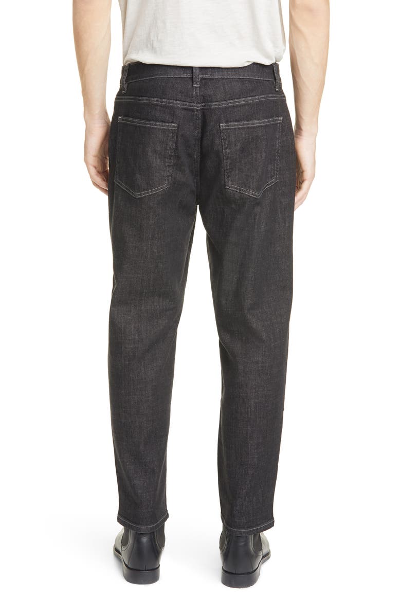 Eileen Fisher Organic Cotton Stretch Denim Ankle Straight Leg Jeans, Alternate, color,