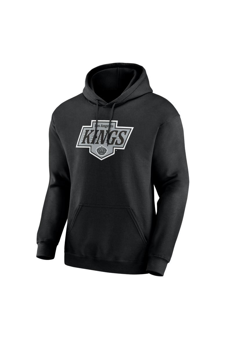 Men's Logo Athletic Black Los Angeles Kings Essential Hoodie, Alternate, color, Black