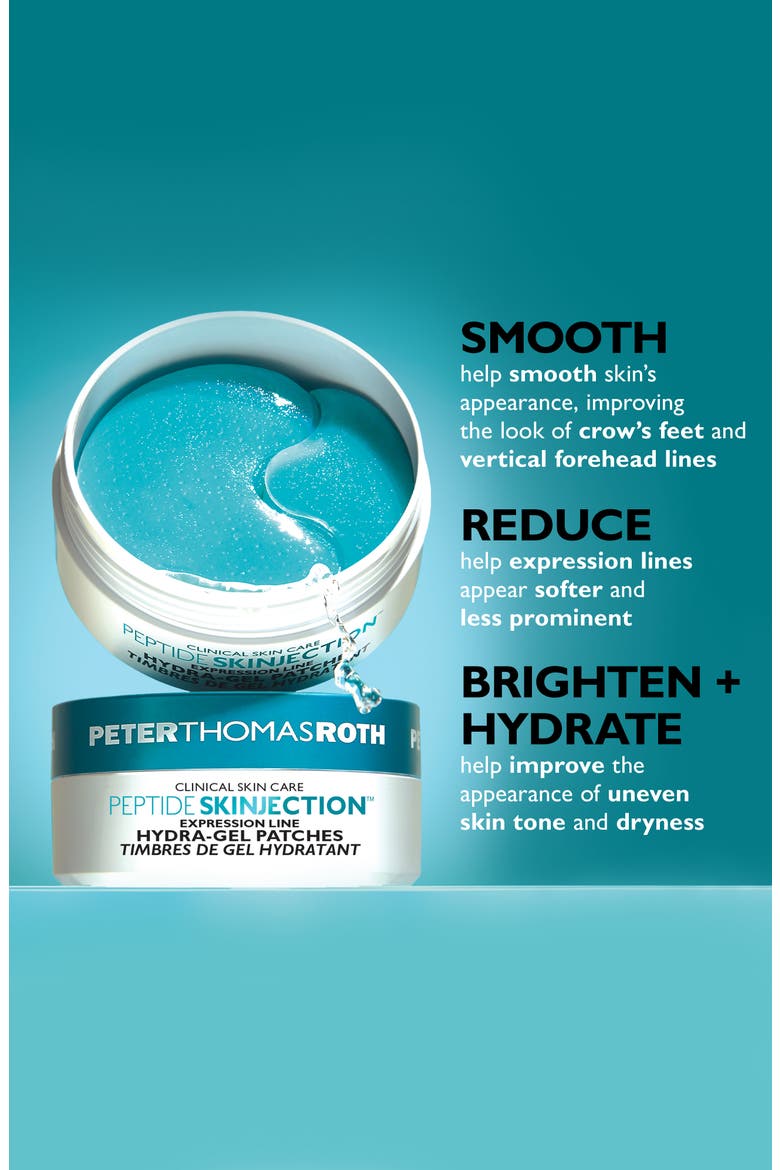 Peptide Skinjection™ Expression Line Hydra-Gel Patches, Alternate, color, NO COLOR