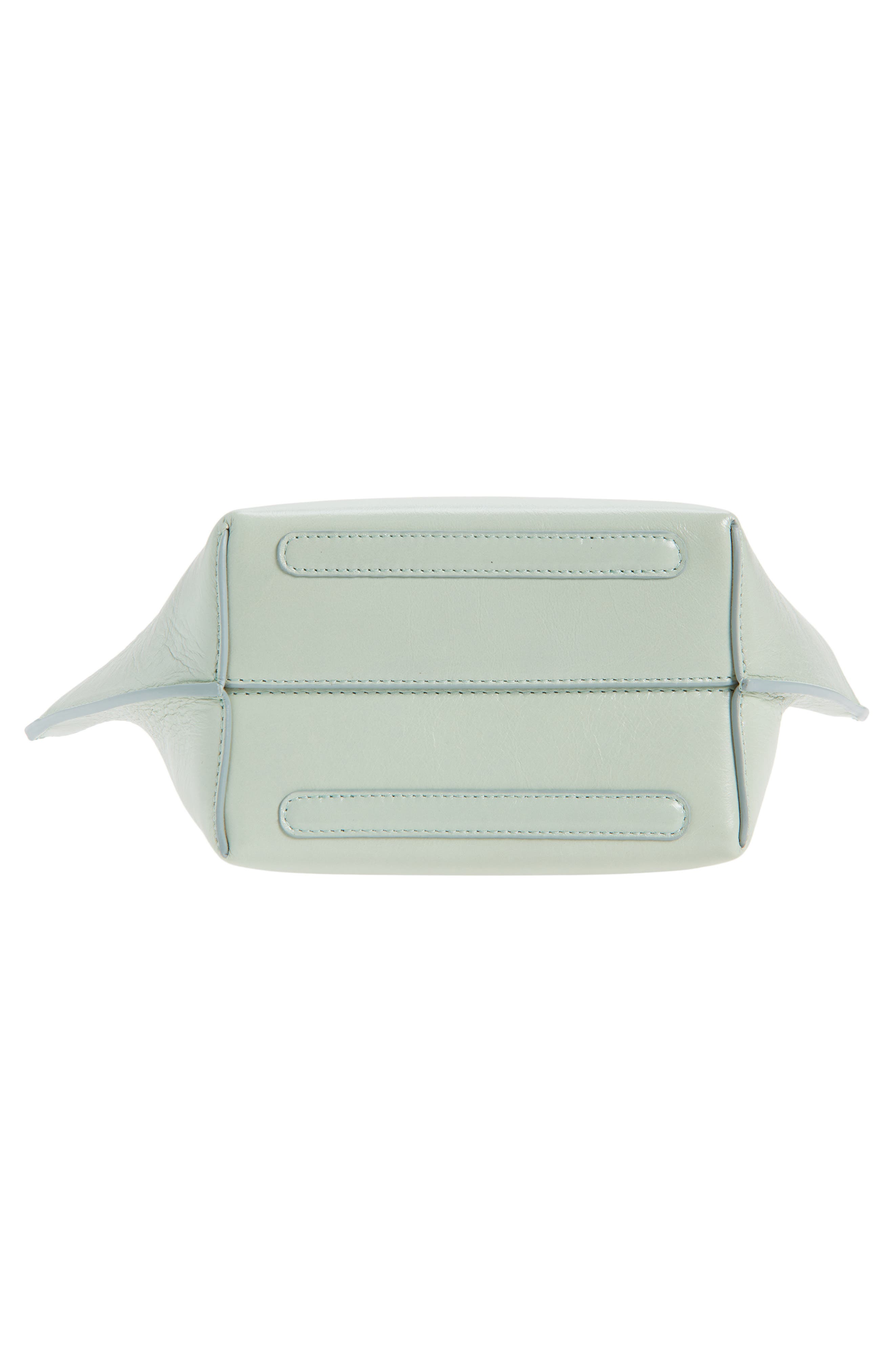 Ree Projects Mini Ann Leather Tote, Alternate, color, Ice Blue