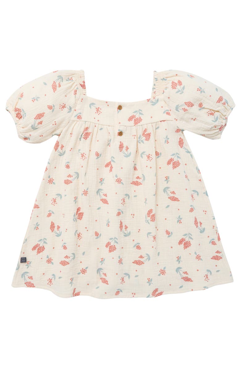 Modern Moments<sup>™</sup> by Gerber Puff Sleeve Dress, Alternate, color, Beige Tossed Lavender