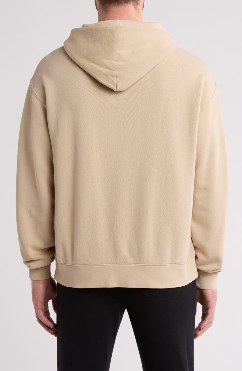 Museum of Peace & Quiet Wordmark Pigment Dyed Logo Hoodie, Alternate, color, 