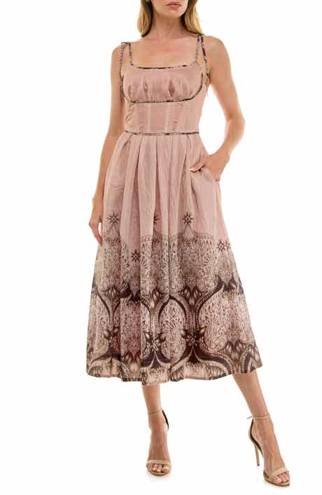 Socialite Corset Midi Sundress