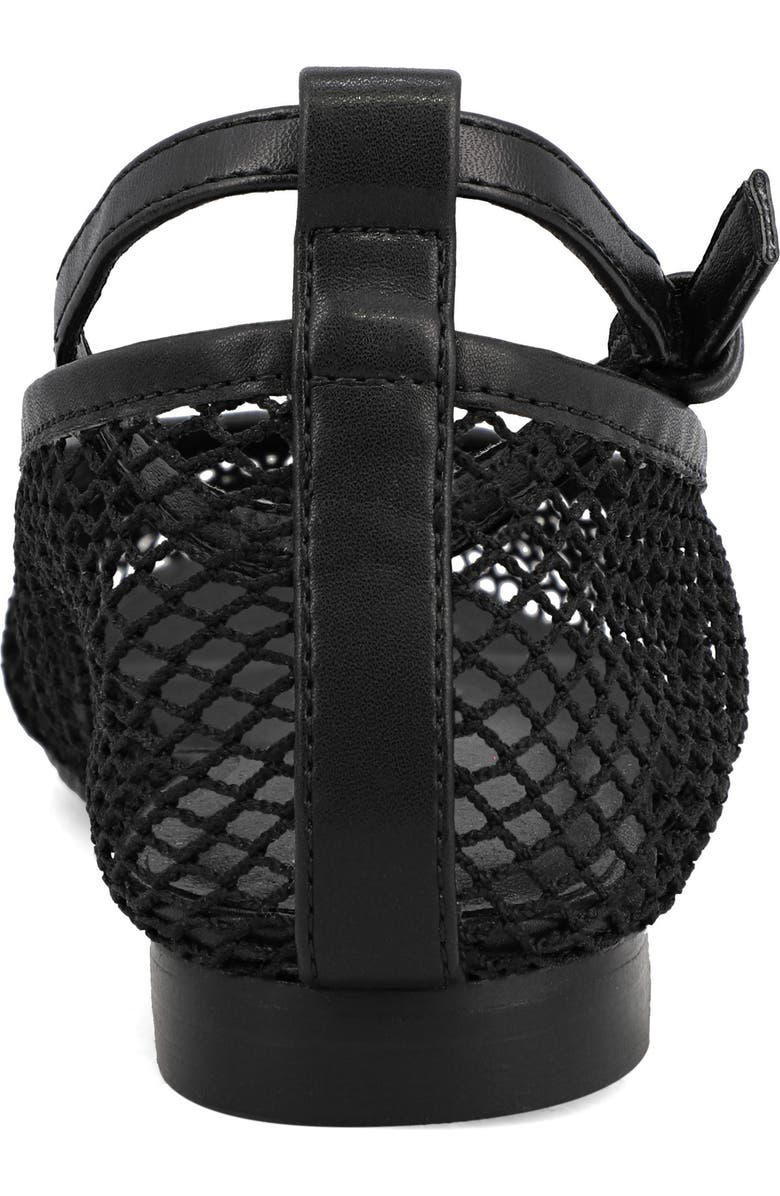 MIA Roz Ankle Strap Flat, Alternate, color, Black