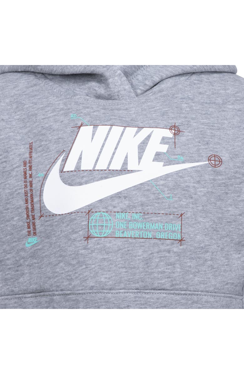 Nike Kids' Futura Wrap Hoodie & Pull-On Pants Set, Alternate, color, 042Dk Grey