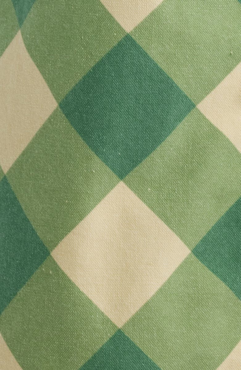 Damson Madder Bridget Plaid Organic Cotton Minidress, Alternate, color, Green Multi