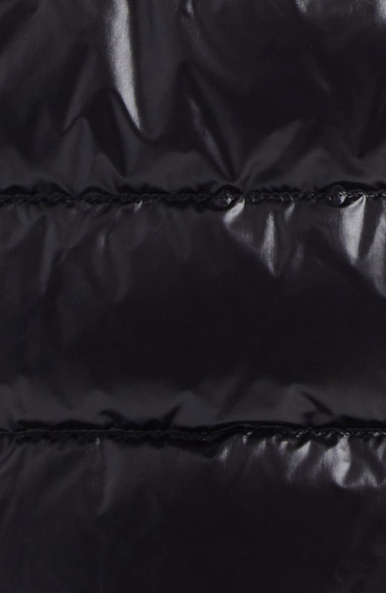 Moncler Acorus Down Jacket, Alternate, color, Black/ Black