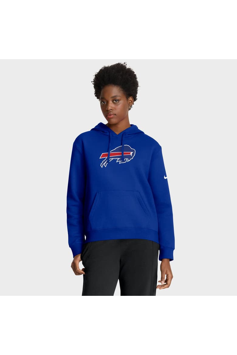 Women's Nike Royal Buffalo Bills Club Fleece Pullover Hoodie, Main, color, Royal
