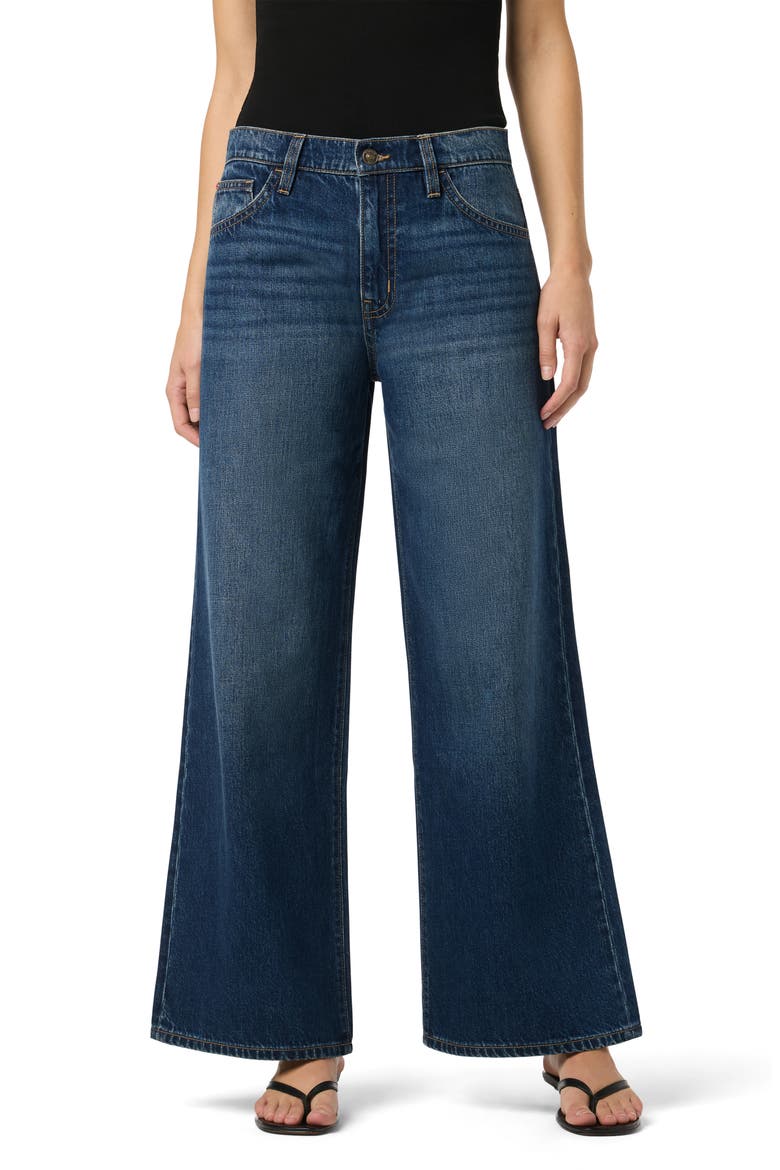 Mid Rise Relaxed Wide Leg Jeans, Main, color, LATROBE
