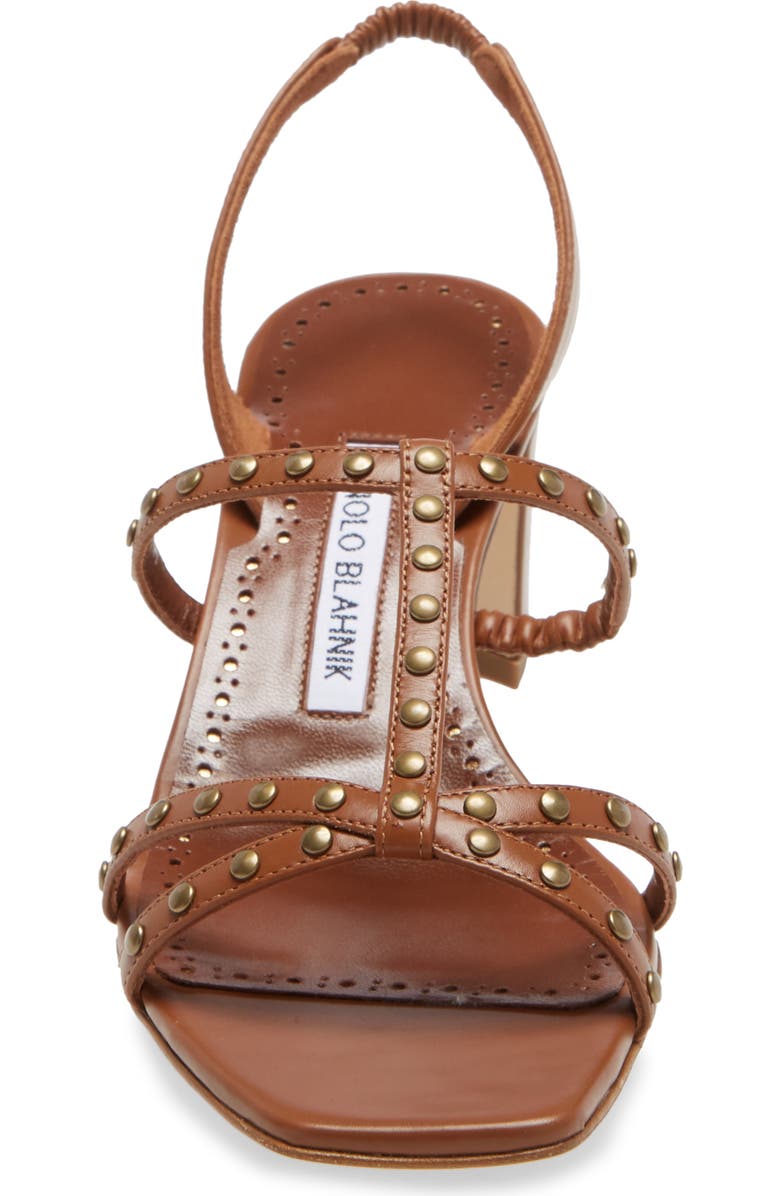 Manolo Blahnik Luce Studded Slingback Sandal, Alternate, color,