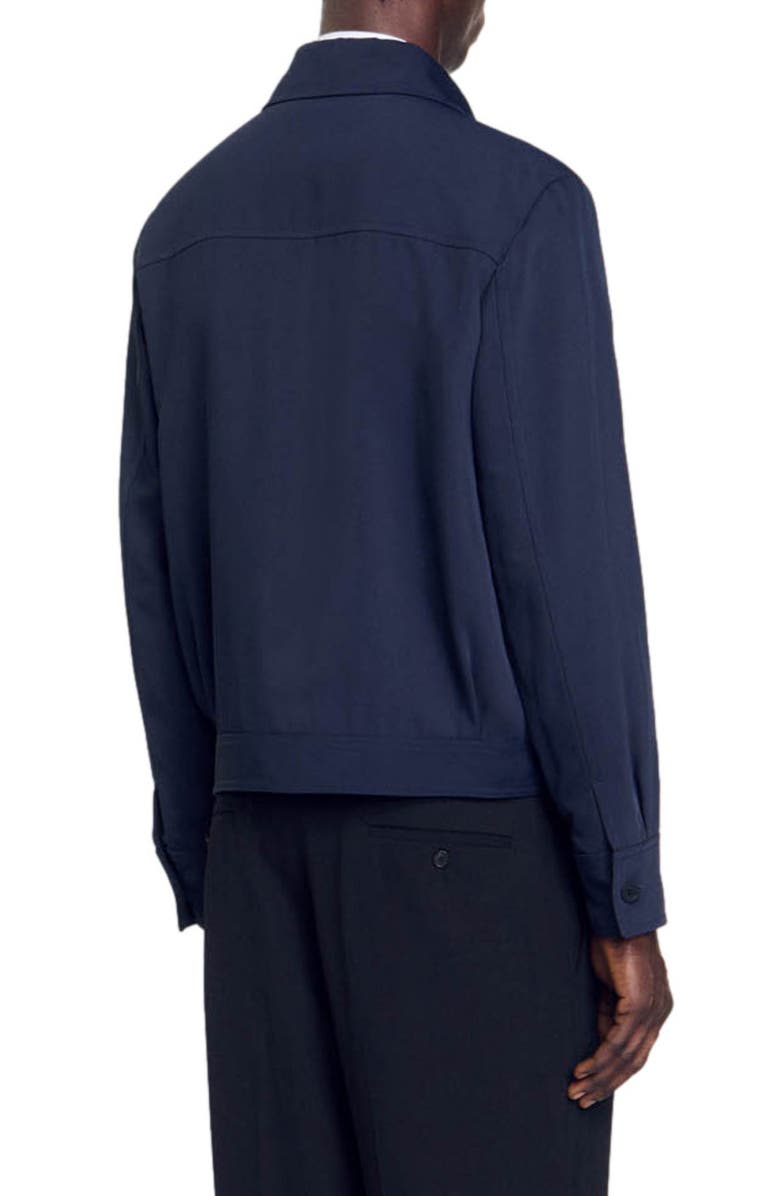 SANDRO Antoine Zip-Up Jacket, Alternate, color, 