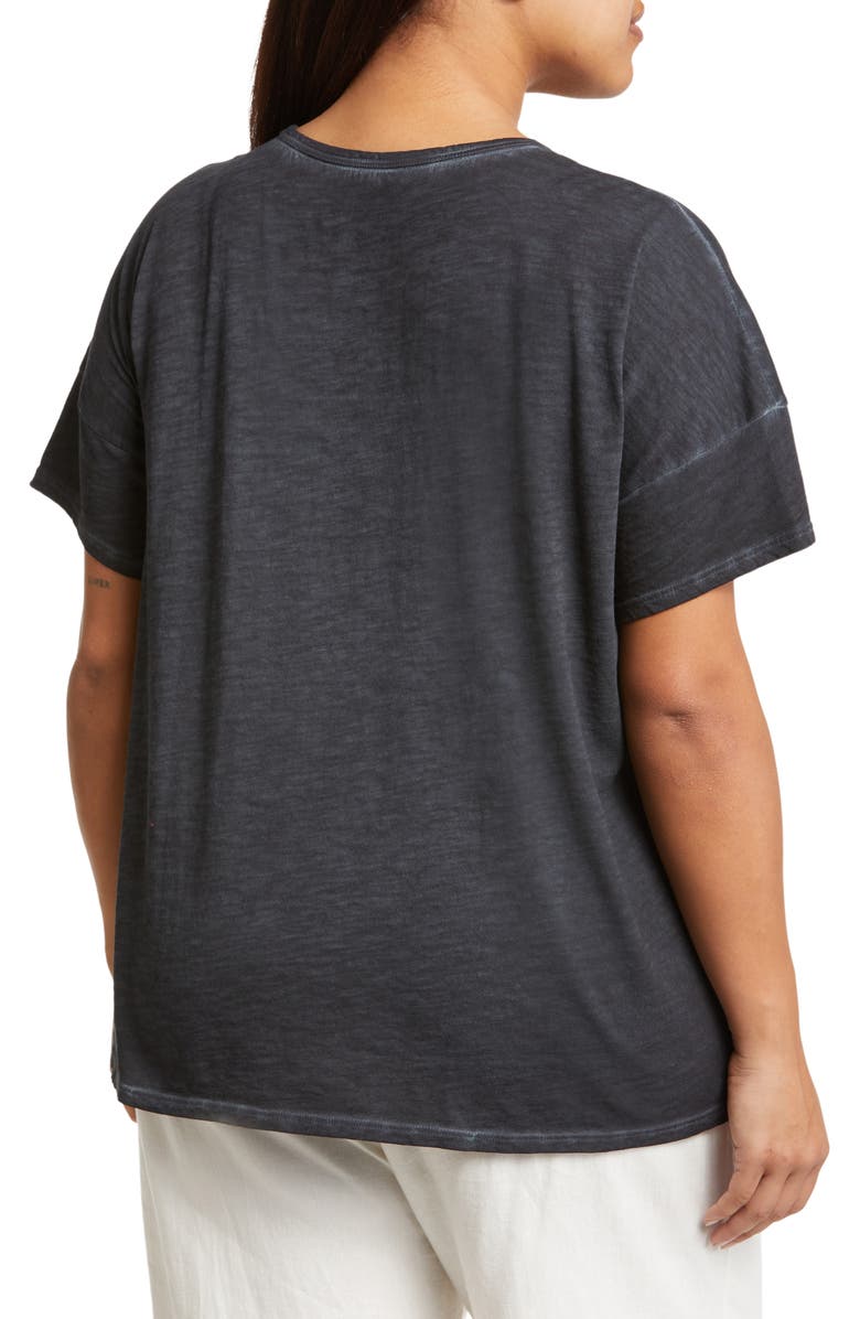 Eileen Fisher Boxy Organic Cotton T-Shirt, Alternate, color,